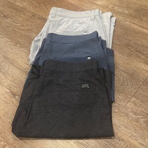 Travis Mathew Men's Hybrid Shorts - Black, Blue, Gray